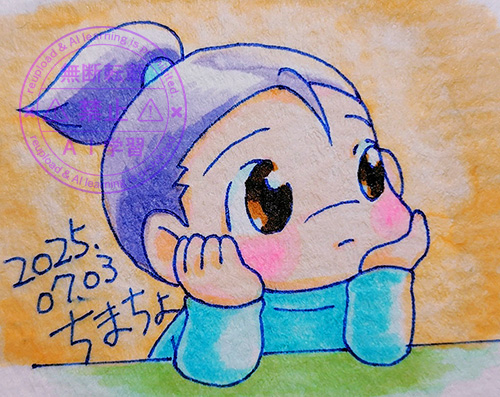 もの思いイルカさん