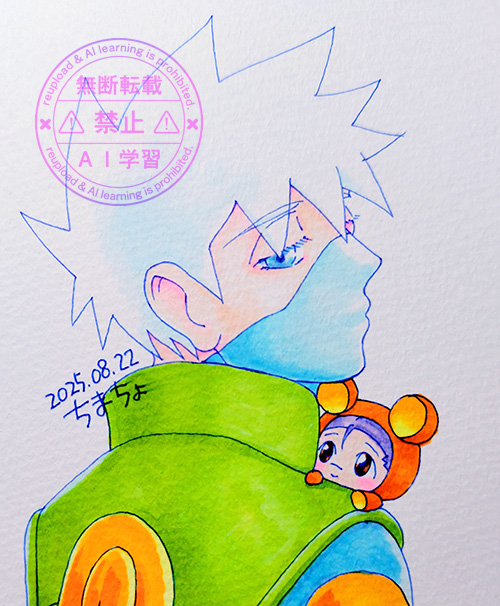 たまに描きたくなる横顔