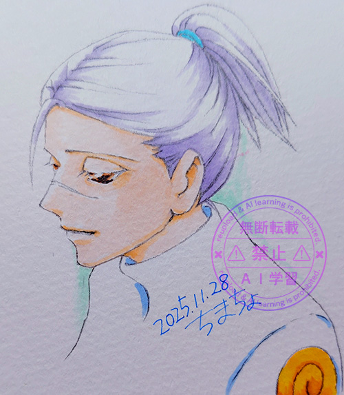 極たまに描いてみたい渋サイズイルカ先生