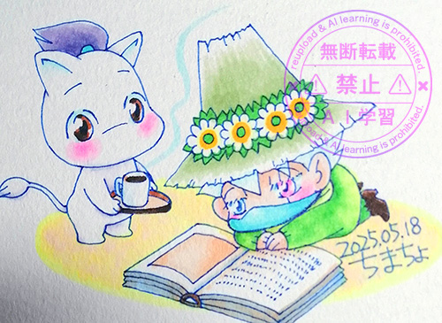 読書中
