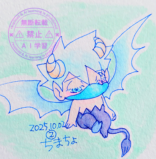 しんみり白悪魔カカシ