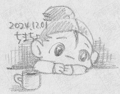 コーヒーとイルカ先生