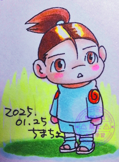上質紙は発色が悪いと気づいた2枚目