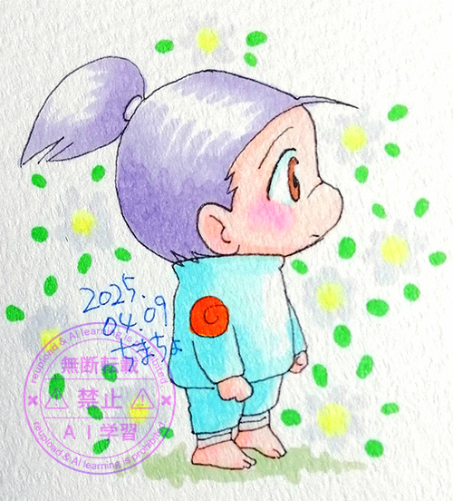 久々にマルチライナーで輪郭描いた