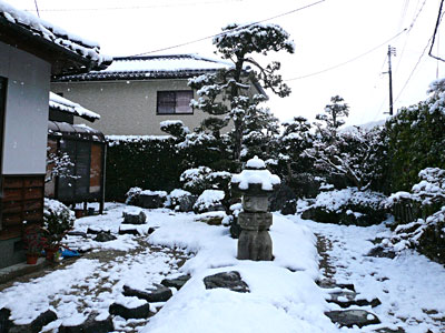 実家から見た新居